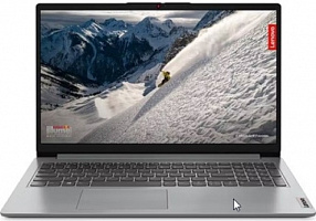 Ноутбук 15.6" Lenovo IdeaPad 1 15IAU7 серый i3-1215U 8GB/256GB UHD Graphics FHD Win11Home (SL English) (82QD00ELUE)