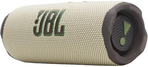 Портативная колонка JBL Flip 7 35W 1.0 BT 4800mAh бежевый зеленый (JBLFLIP7SAND)