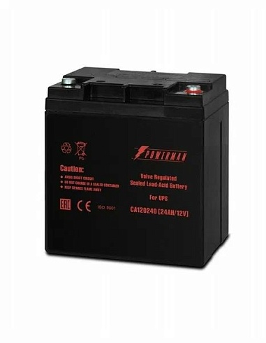Батарея для ИБП Powerman CA12240 мощность 12В емкость 24Ач