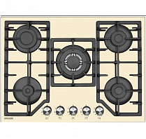 Газовая варочная панель Graude GS 70.1 C кремовый