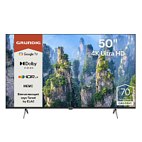 Телевизор LED 50" Grundig 50 GHU 7930 серебристый 4К SmartTV GoogleTV безрамочный