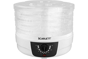 Сушилка для овощей и фруктов Scarlett SC-FD421004 250Вт 5 подд. белый