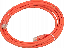 Патч-корд Lanmaster LAN-PC45/U5E-3.0-OR UTP RJ-45 вил.-вилка RJ-45 кат.5E 3м оранжевый LSZH (уп.:1шт)