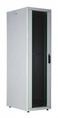 Шкаф коммутационный Lande DYNAmic Basic (LN-DB22U6080-LG-BAAA) напольный 22U 600x800мм пер.дв.стекл задн.дв.стал.лист направл.под закл.гайки 600кг се