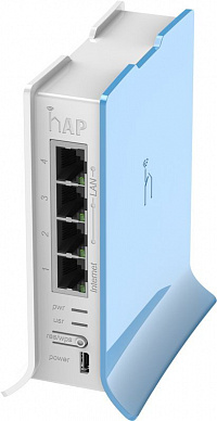 Wi-Fi роутер MikroTik hAP lite TC (RB941-2ND-TC) N300 10/100BASE-TX белый