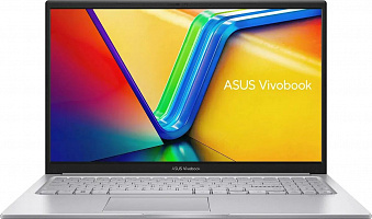 Ноутбук 15.6" Asus Vivobook 15 X1504VA-BQ895 серебристый Core 5-120U 16GB/512GB IntelGr noOS (90NB13Y2-M00880)