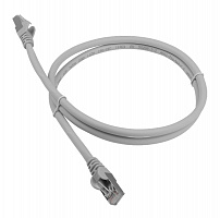 Патч-корд Lanmaster LAN-PC45/S6A-5.0-GY FTP RJ-45 вил.-вилка RJ-45 кат.6A 5м серый LSZH (уп.:1шт)