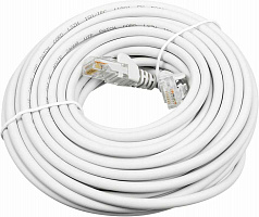 Патч-корд Lanmaster LAN-PC45/U5E-10-WH UTP RJ-45 вил.-вилка RJ-45 кат.5E 10м белый LSZH (уп.:1шт)