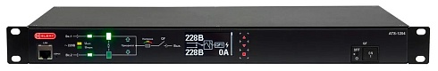 АВР Elemy ATS-1204/16 1U 19" ввод:2xС20 выход:1xC19-9xС1316A черный