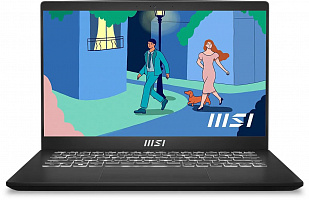 Ноутбук 14" MSI Modern 14 C7M-250XRU черный R5-7530U 16Gb/512Gb Radeon DOS (9S7-14JK12-250)