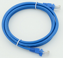 Патч-корд cat5E molded 2м синий RJ-45 (m)-RJ-45 (m)