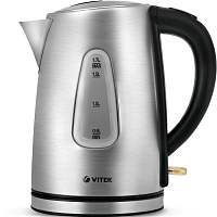 Чайник электрический Vitek VT-7007 ST 1.7л 2200Вт серебристый