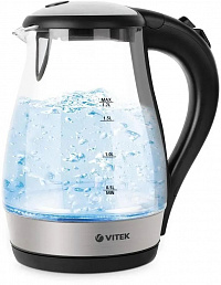 Чайник электрический Vitek VT-7085 1.7л 2200Вт прозрачный 