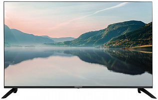 Телевизор LED 55" Horizont 55LE7053D черный SMART ЯндексТВ