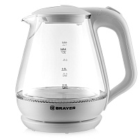 Чайник электрический Brayer BR1063WH 1,2л 1630Вт белый