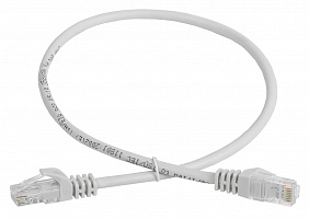 Патч-корд ITK PC01-C5EU-1M-G UTP RJ-45 вил.-вилка RJ-45 кат.5E 1м серый ПВХ (уп.:1шт)