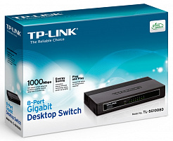 Коммутатор TP-Link TL-SG1008D 8G неуправляемый