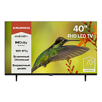 Телевизор LED 40" Grundig 40 GHF 6500 черный SmartTV AndroidTV безрамочный