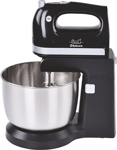 Миксер стационарный Sakura SA-6326CBK 500Вт черный 