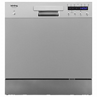 Посудомоечная машина Korting KDFM 25358 S компактная, серебристый