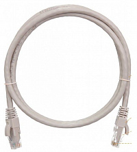 Патч-корд Lanmaster LAN-PC45/U6-2.0-GY UTP RJ-45 вил.-вилка RJ-45 кат.6 2м серый LSZH (уп.:1шт)