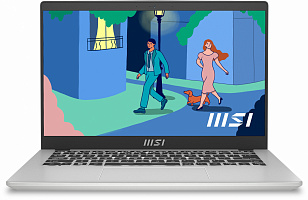 Ультрабук 14" MSI Modern 14 C12MО-688RU серебристый i7-1255U 16Gb/512Gb IrXeGr W11Pro (9S7-14J111-688)