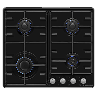 Газовая варочная панель Maunfeld EGHE.64.3STS-EB/G черный