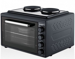 Мини-печь с плитой Kraft KF-MOHP 3800 DGR темно-серый 38л 1500Вт