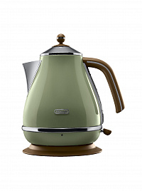 Чайник электрический Delonghi KBOV2001,GR 1,7л 2000Вт зеленый