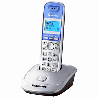 Р/Телефон Dect Panasonic KX-TG2511RUS серебристый/голубой АОН