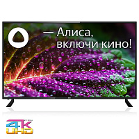 Телевизор LED 65" BBK 65LEX-8234/UTS2C черны SmartTV Яндекс.ТВ