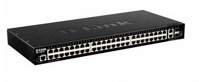 Коммутатор D-Link DGS-1520-52 DGS-1520-52/A1A 48G 2x10G 2SFP+ управляемый