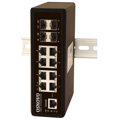 Коммутатор Osnovo SW-70804/IL 2xКомбо(1000BASE-T/SFP) управляемый