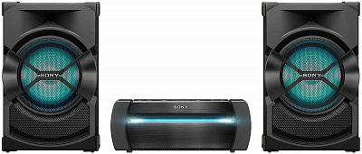 Минисистема Sony Shake-X10 черный 1200Вт CD CDRW DVD DVDRW FM USB BT