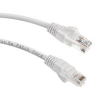 Патч-корд Lanmaster LAN-PC45/U5E-1.0-WH UTP RJ-45 вил.-вилка RJ-45 кат.5E 1м белый LSZH (уп.:1шт)