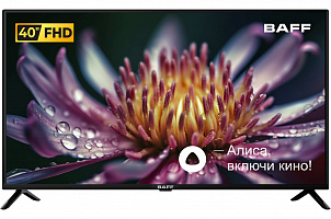 Телевизор LED 40" BAFF 40Y FHD-R черный SmartTV