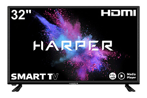 Телевизор LED 32" Harper 32R670TS черный SmartTV