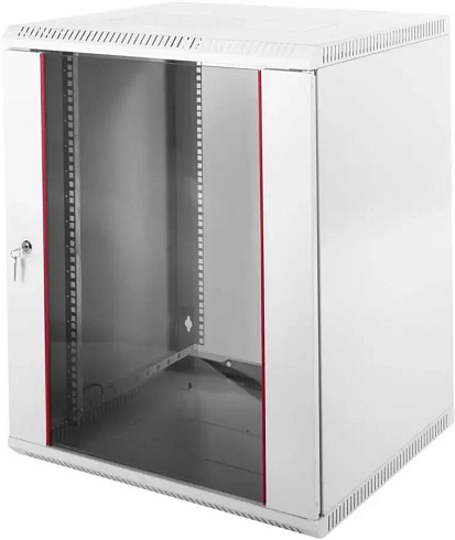 ЦМО Шкаф телекоммуникационный настенный разборный 12U (600х650) дверь стекло (ШРН-Э-12.650)