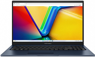 Ноутбук 15.6" Asus Vivobook Go 15 X1504ZA-BQ1416 темно-синий i5-1235U 8Gb/512Gb UHDGr noOS (90NB1021-M02280)