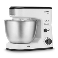 Кухонная машина Vitek VT-1438 (MC) 4л 900Вт белый/серебро