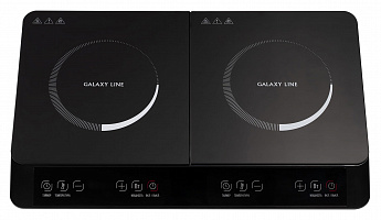 Плитка индукционная Galaxy LINE GL3061, 3400Вт, регулировка температуры 80-240°, регулировка мощности 400-1800 Вт, черный стеклокерамика (настольная)