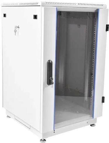 ЦМО Шкаф телекоммуникационный напольный 18U (600x600) дверь стекло (ШТК-М-18.6.6-1ААА) (2 коробки)