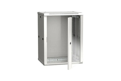 Шкаф коммутационный ITK Linea W (LWR3-12U64-GF) настенный 12U 600x450мм пер.дв.стекл 90кг серый 350мм 29кг 200град. 635мм IP20 IK08 сталь