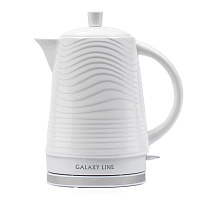 Чайник электрический Galaxy LINE GL0508 1.9л 1400Вт белый 