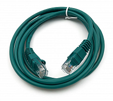 Патч-корд Buro UTP 4 пары cat5E CCA molded 1.5м зеленый RJ-45 (m)-RJ-45 (m)