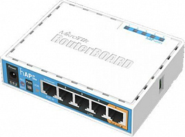 Wi-Fi роутер MikroTik hAP ac lite (RB952UI-5AC2ND) AC750 10/100BASE-TX белый