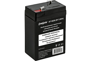 Батарея для ИБП Exegate EX282946 6В 2.8Ач