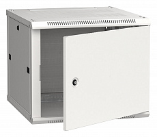 Шкаф коммутационный ITK Linea W (LWR3-09U66-MF) настенный 9U 600x600мм пер.дв.металл 2 бок.пан. направл.под закл.гайки 90кг серый 500мм 200град. 600м