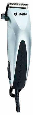 Машинка для стрижки волос DELTA DL-4013 серебро