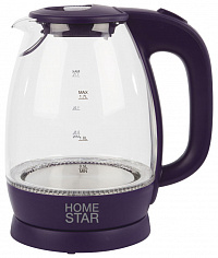 Чайник электрический Homestar HS-1012 1.7л 2200Вт фиолетовый